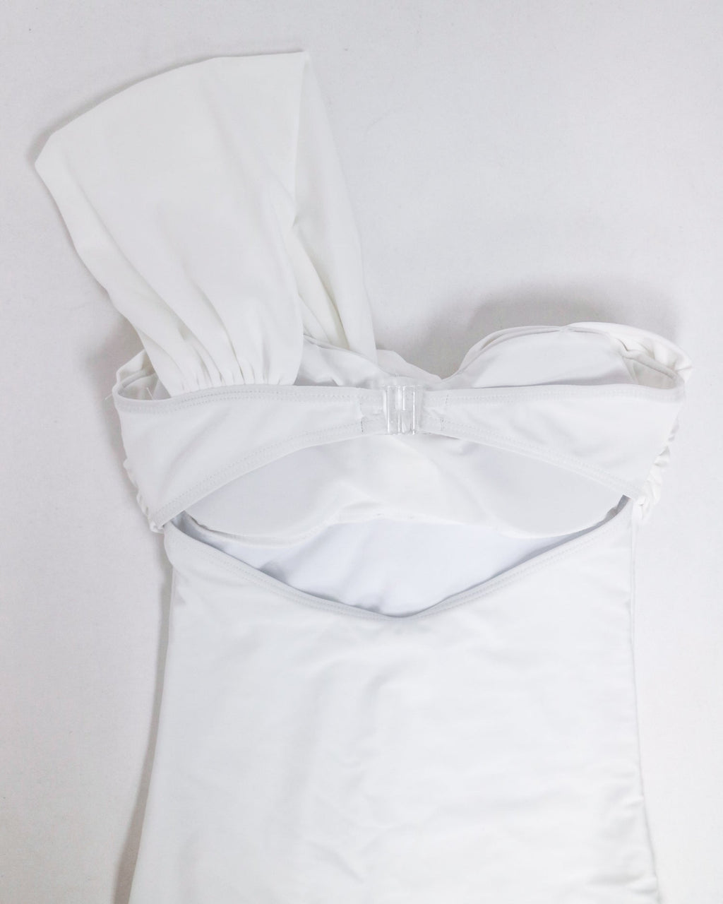 ivory one shoulder one piece swimwear *pre-order*