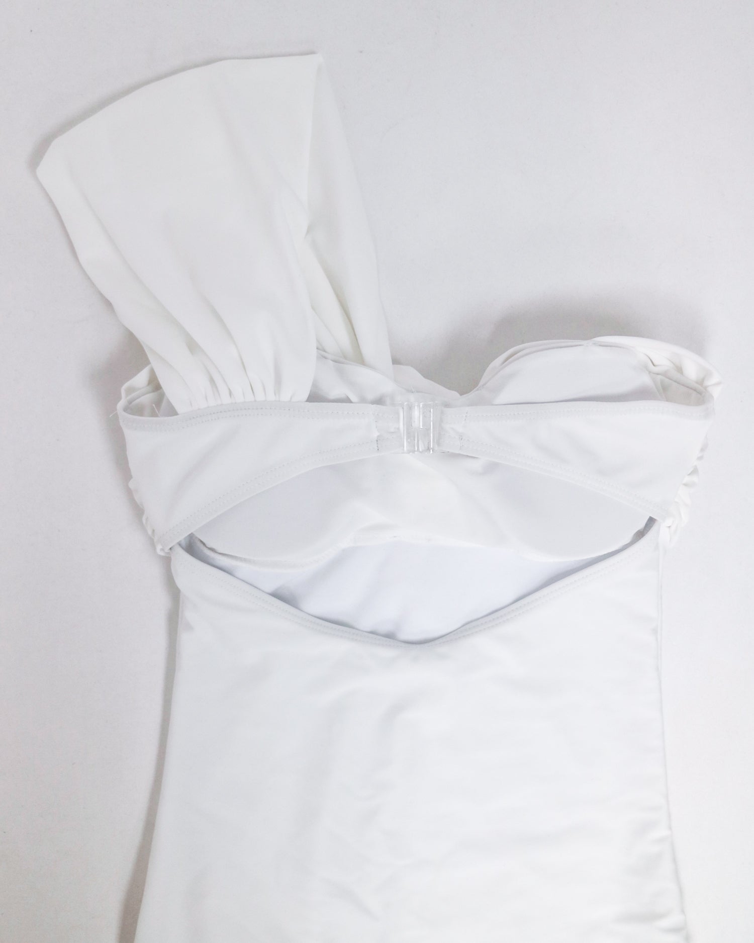 ivory one shoulder one piece swimwear *pre-order*