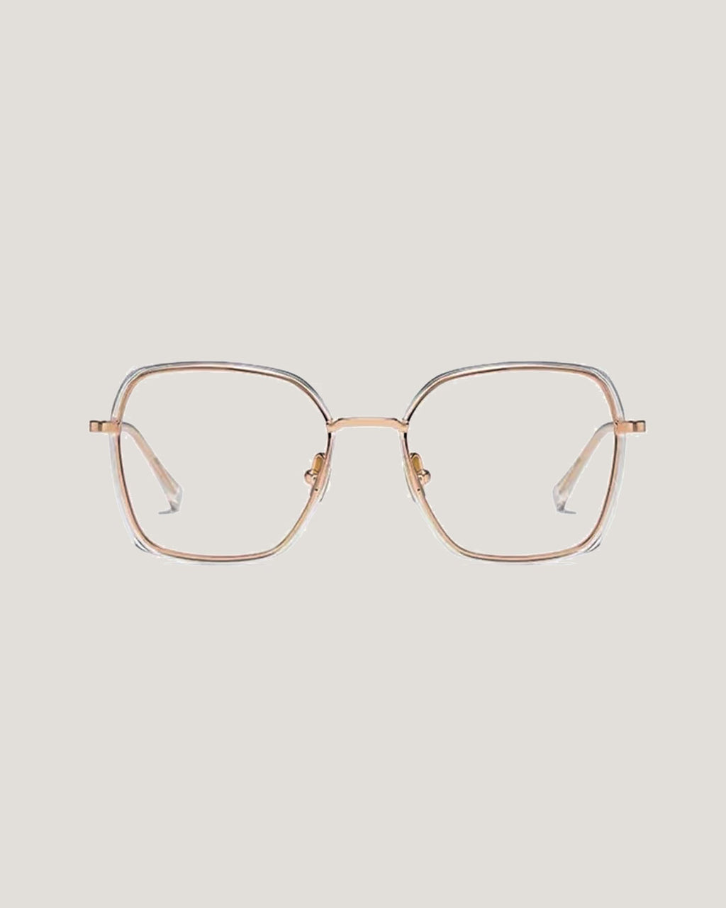 gold with clear lenses glasses *pre-order*