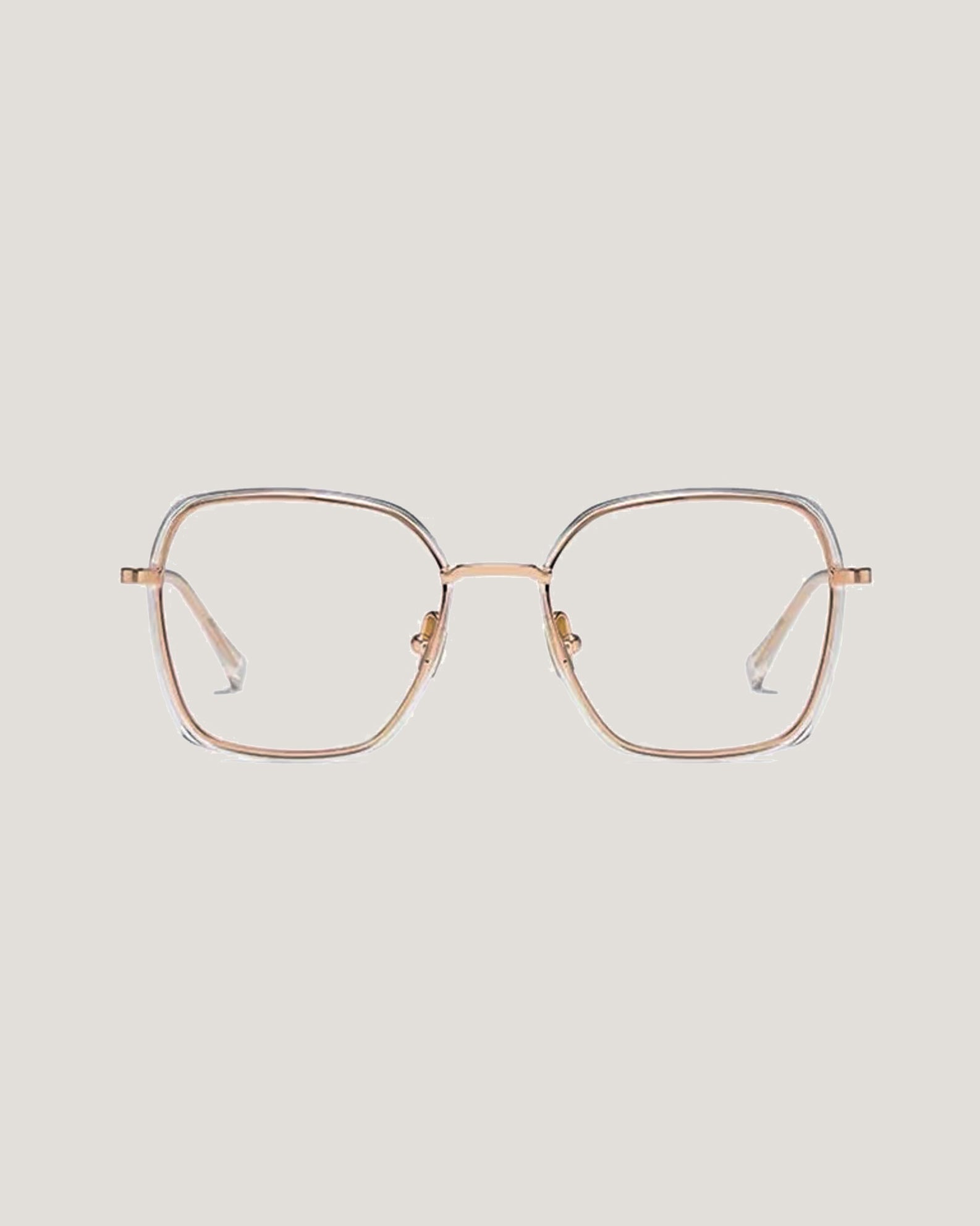 gold with clear lenses glasses *pre-order*