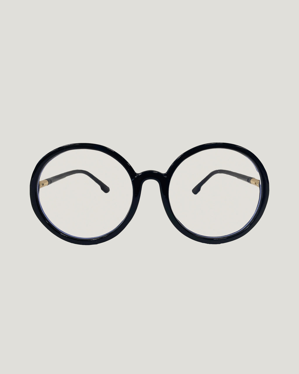 black round clear lense glasses *pre-order*