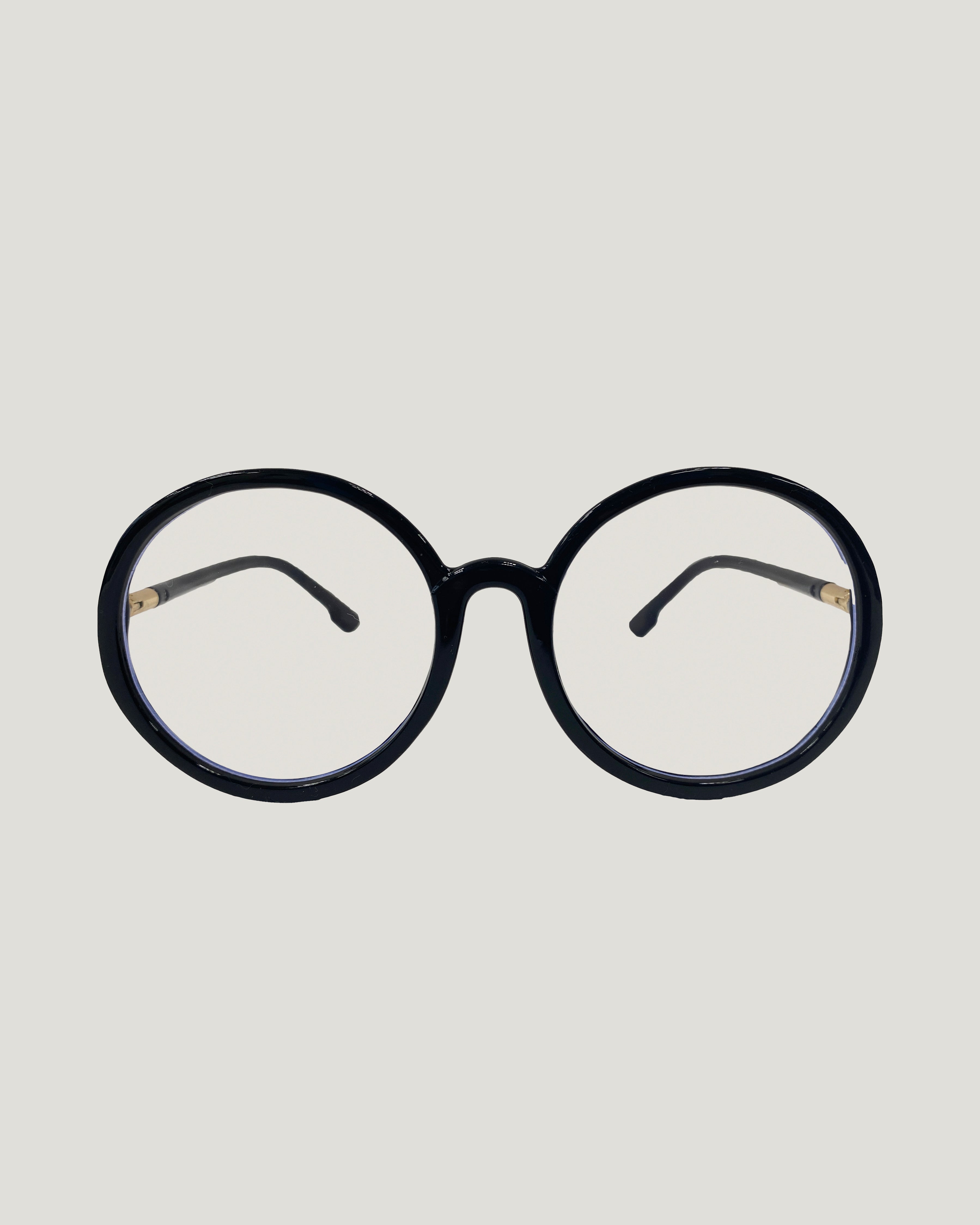 black round clear lense glasses *pre-order*