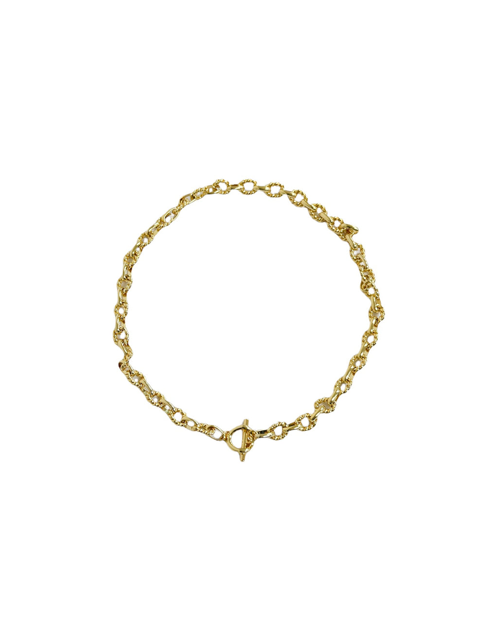 gold twisted bones necklace *pre-order*