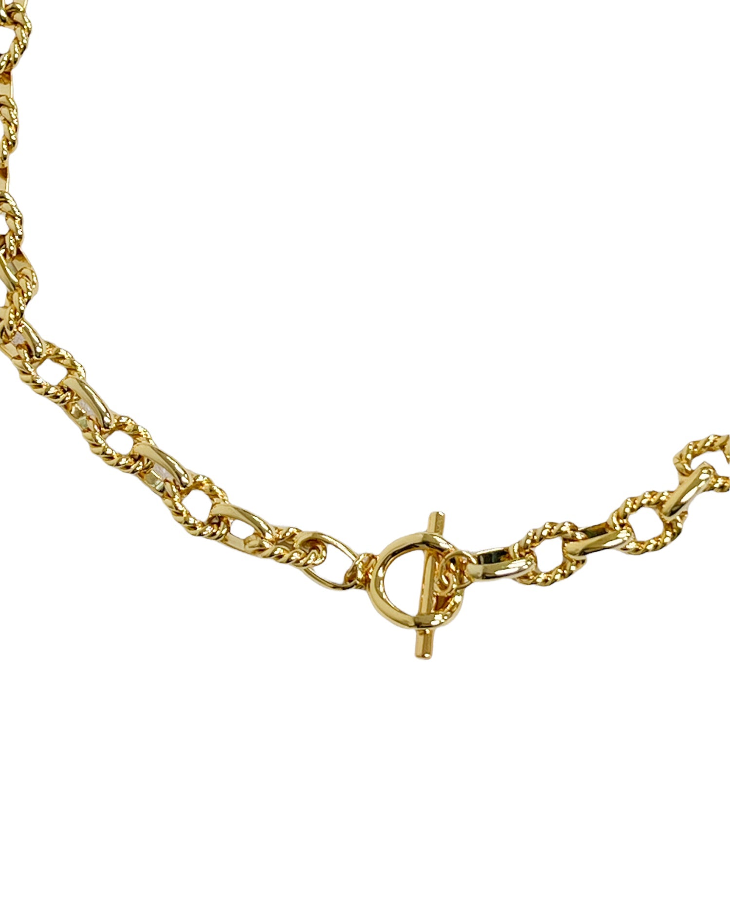 gold twisted bones necklace *pre-order*