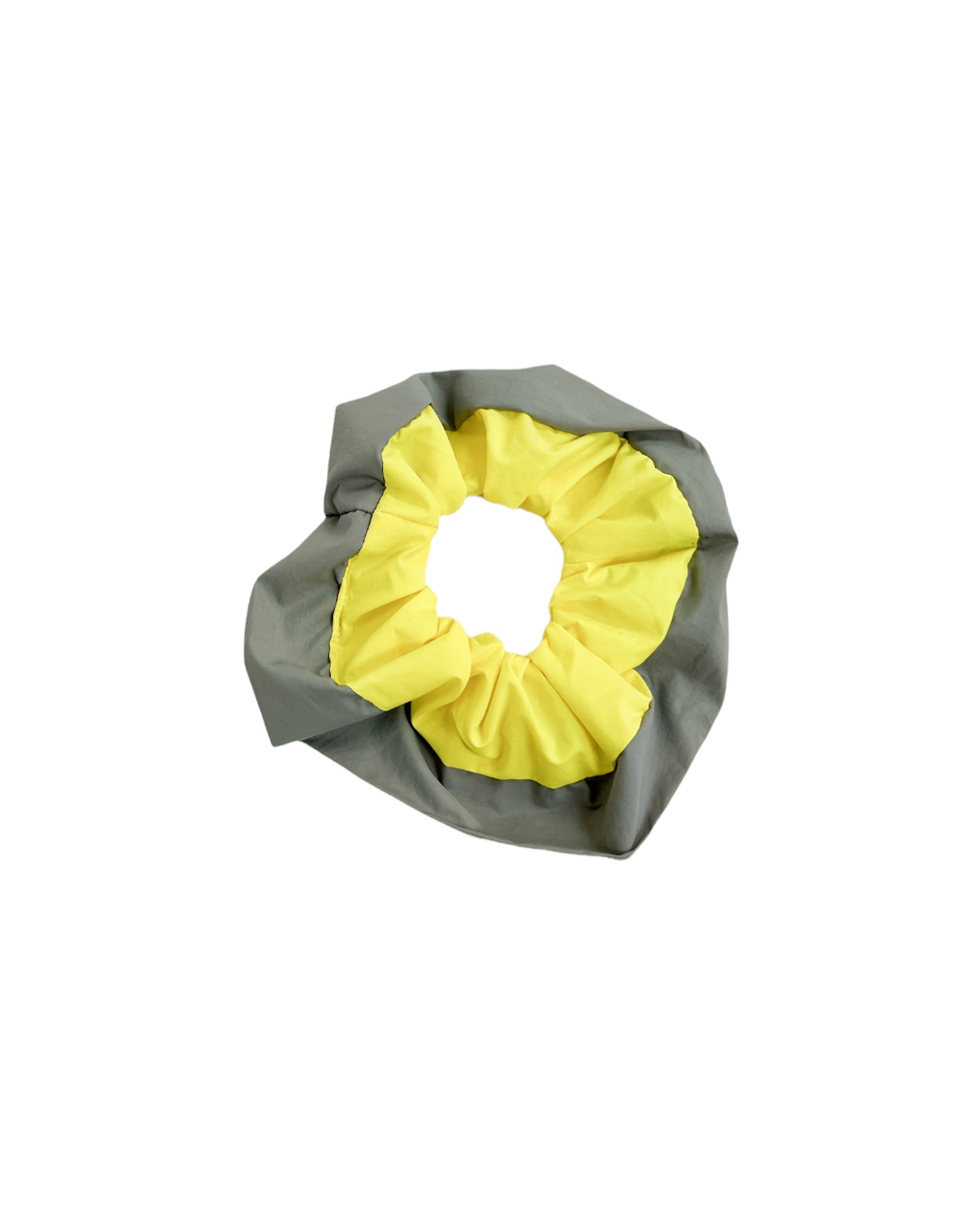 colour blocks ruched scrunchies