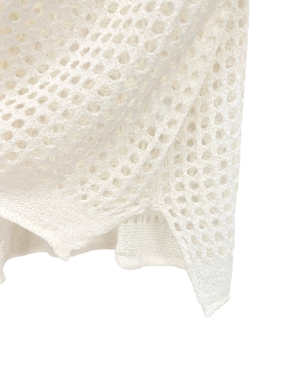 ivory net knitted cover up top *pre-order*