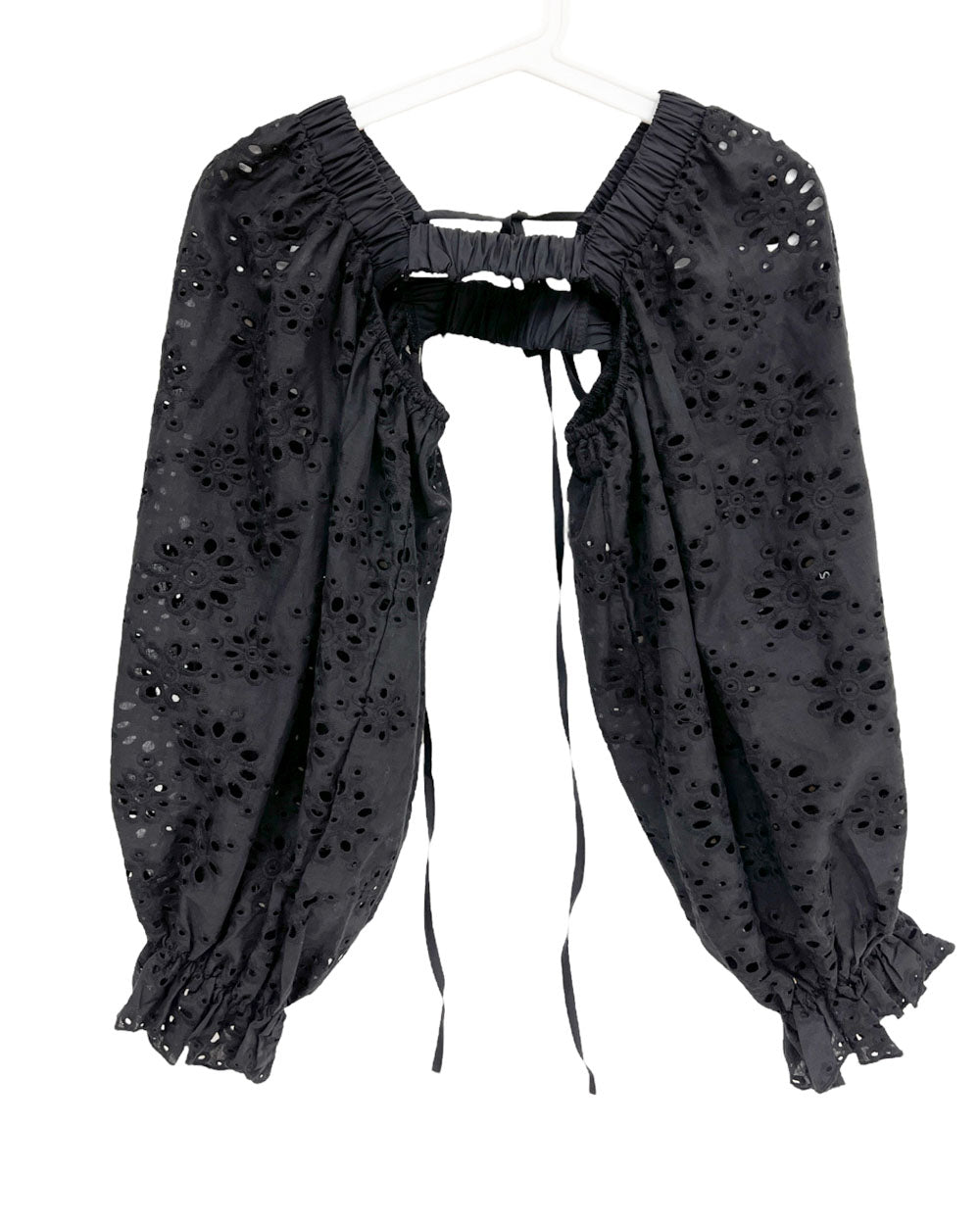 black crochet arm warmer *pre-order*