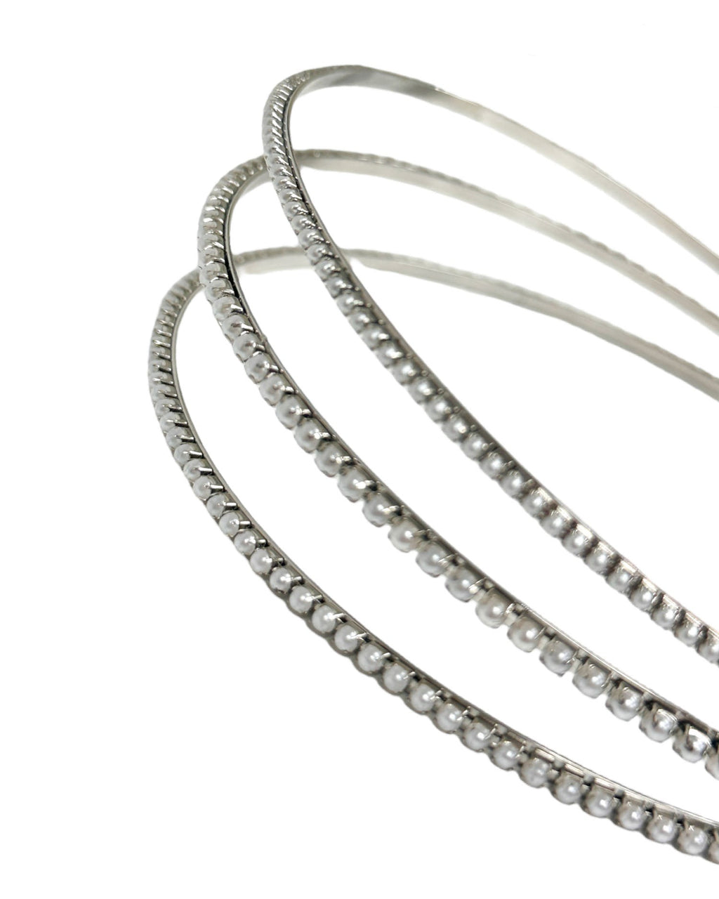 pearls 3 panel headband *pre-order*