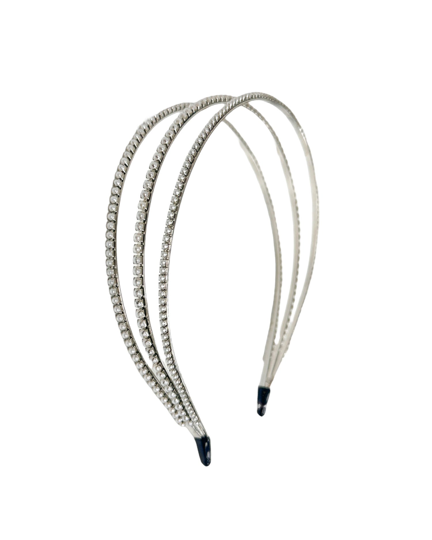 pearls 3 panel headband *pre-order*