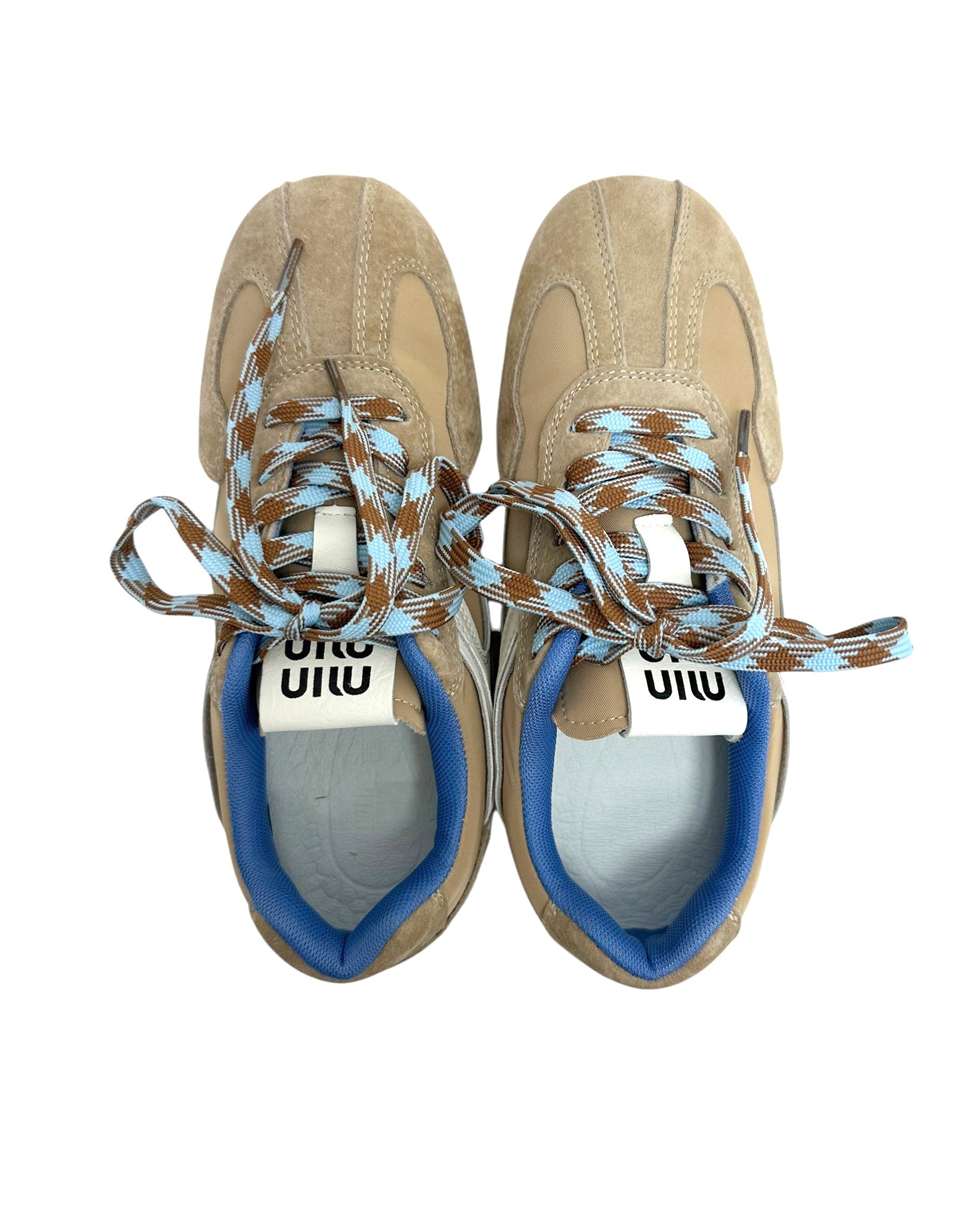 beige & ivory suede sneakers *pre-order*