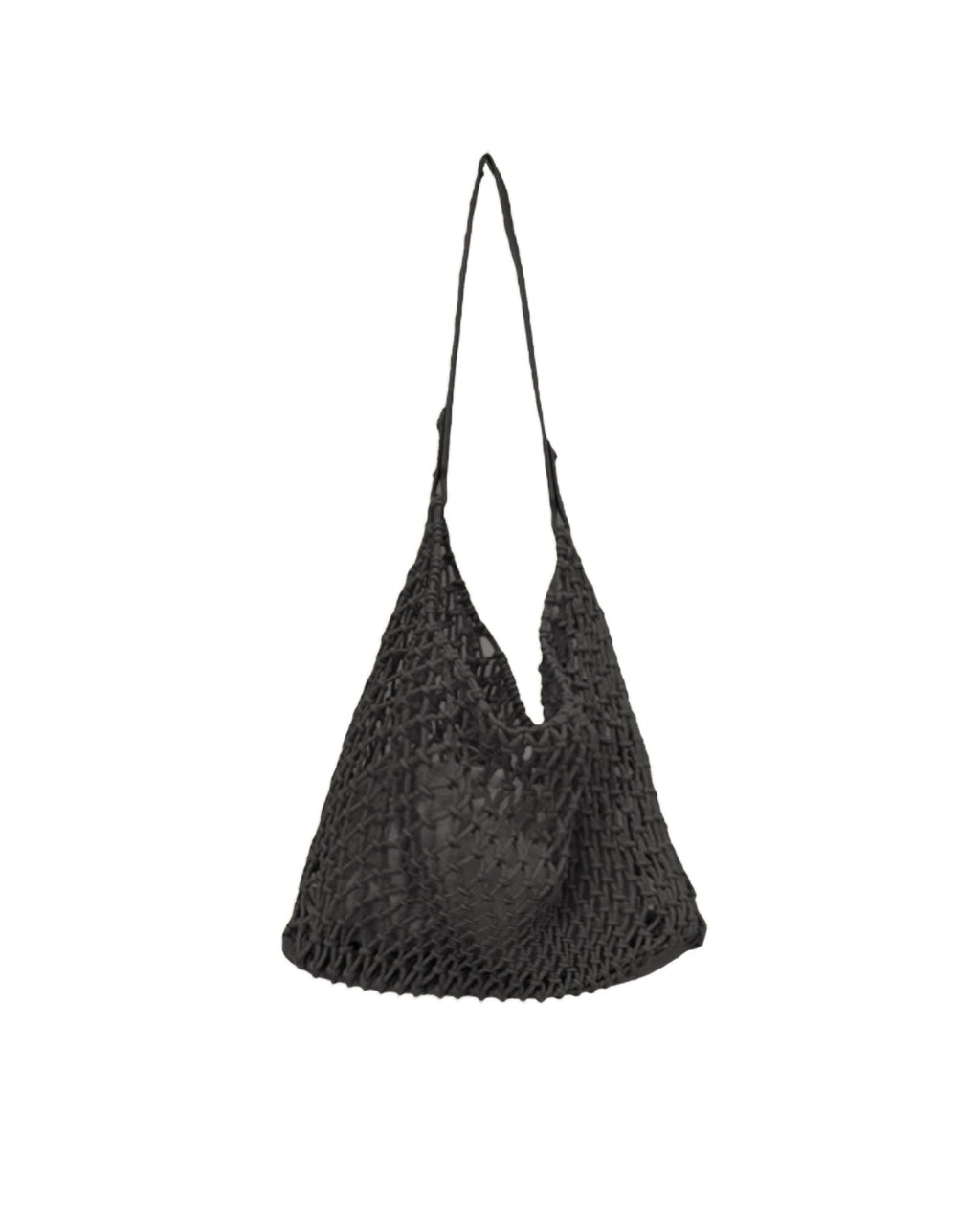 black rope knitted tote bag *pre-order*