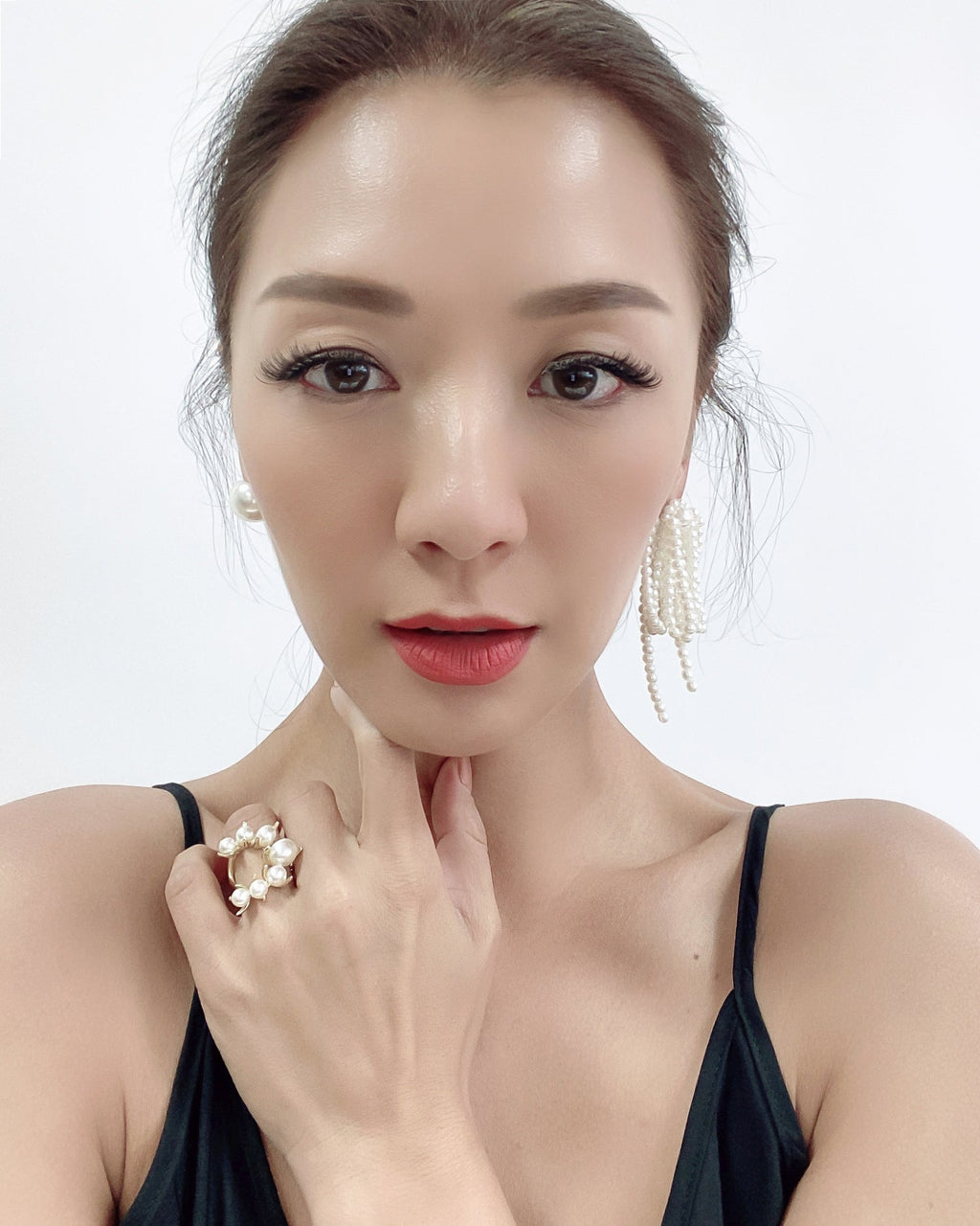 pearls gold open ring *pre-order*