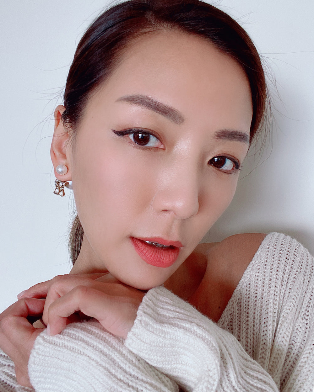 gold & pearls diamonds studded earrings *pre-order*