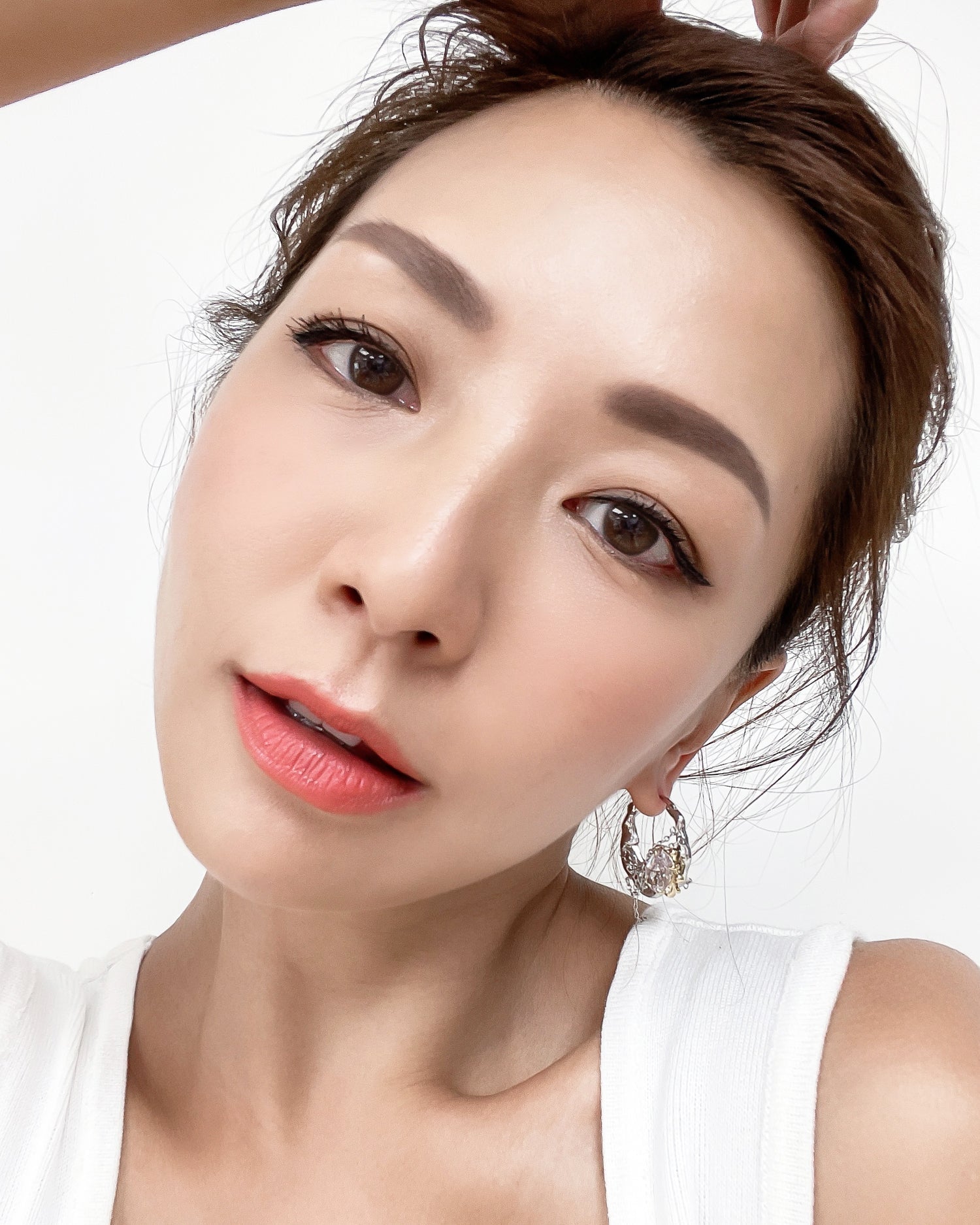 silver diamond chains earrings *pre-order*