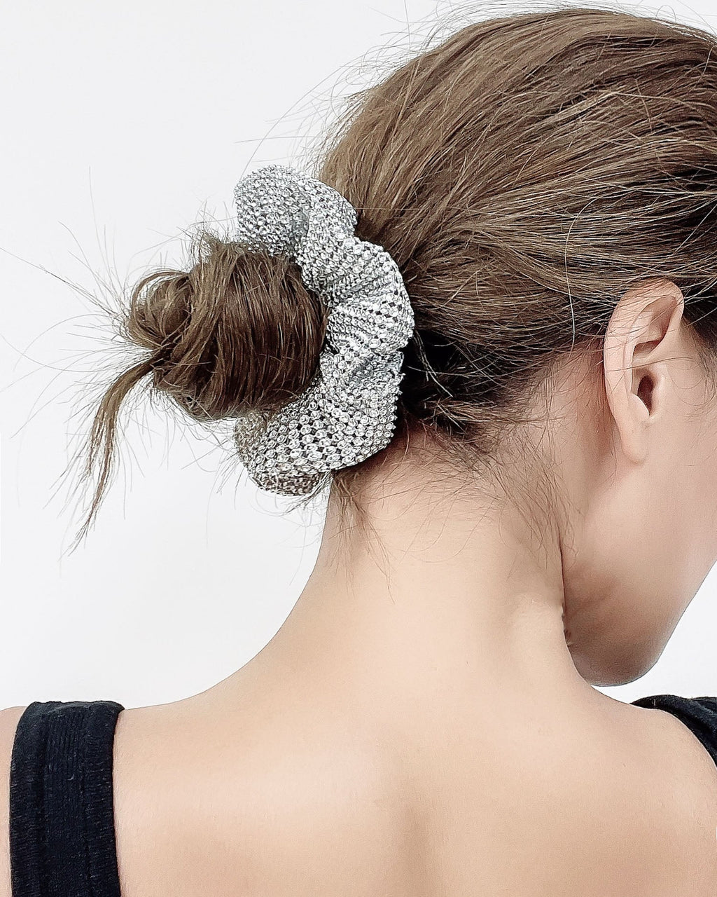 bling bling ruched stretch hair scrunchies *pre-order*