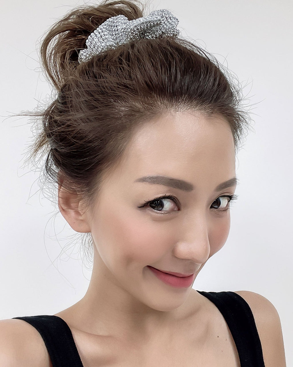 bling bling ruched stretch hair scrunchies *pre-order*