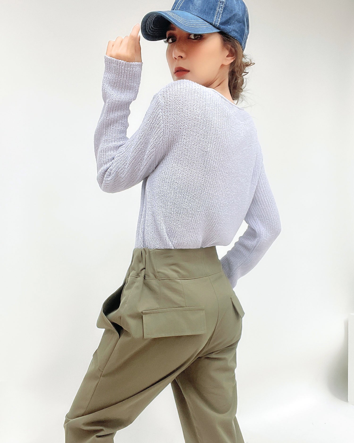 washed denim cap *pre-order*