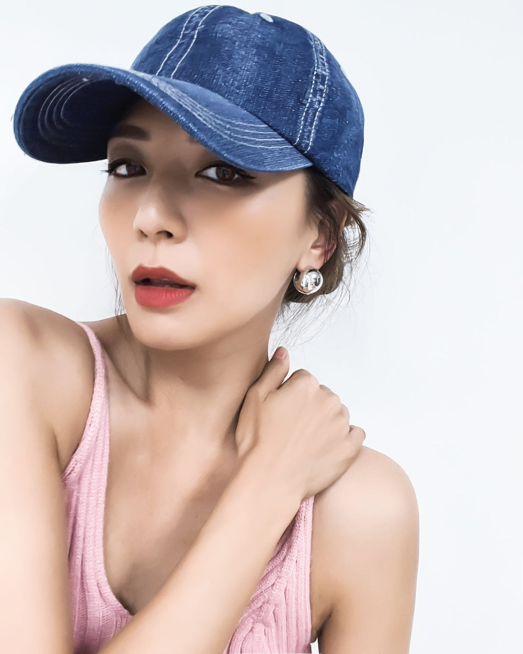 washed denim cap *pre-order*