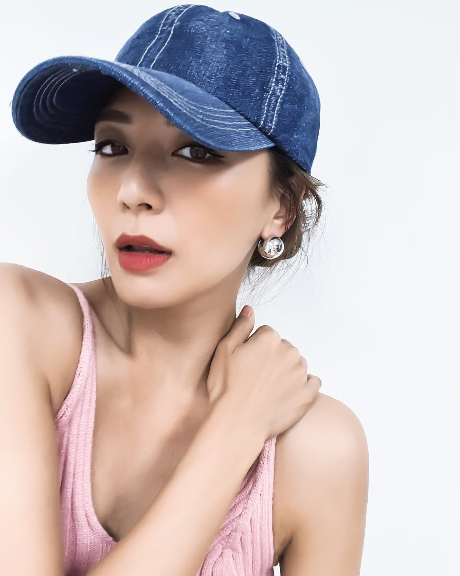 washed denim cap *pre-order*