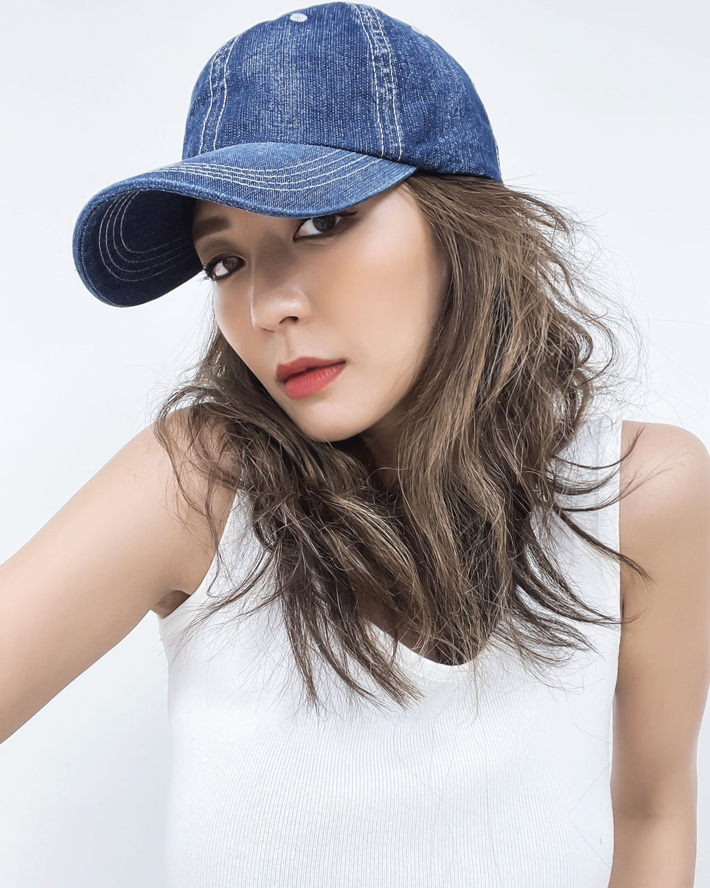 washed denim cap *pre-order*