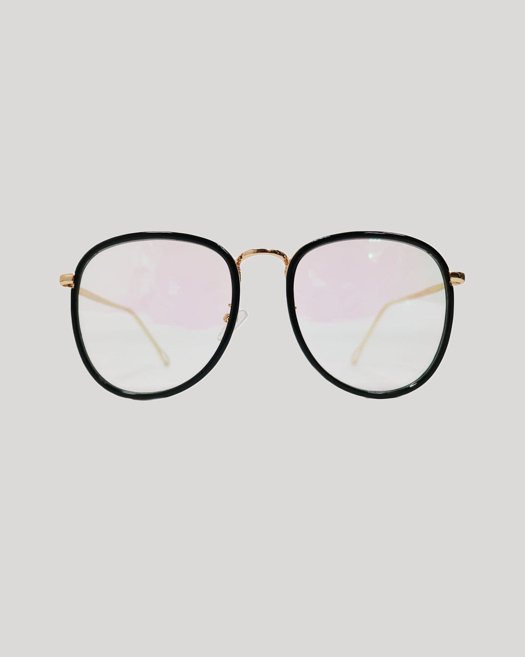black round glasses with clear lens *pre-order*
