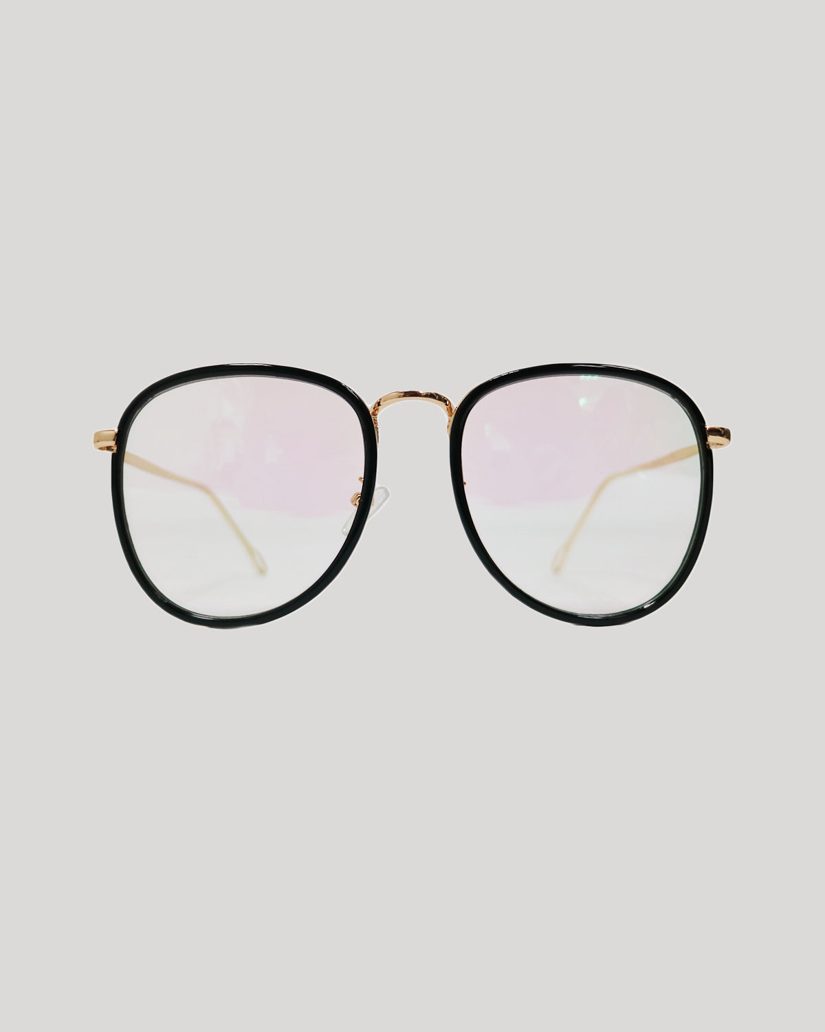 black round glasses with clear lens *pre-order*