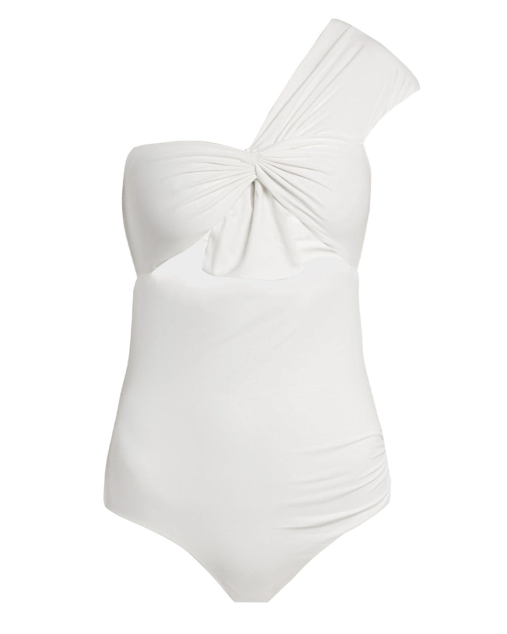 ivory one shoulder one piece swimwear *pre-order*